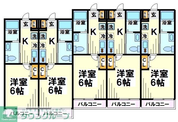 ソルブラン松戸の物件間取画像